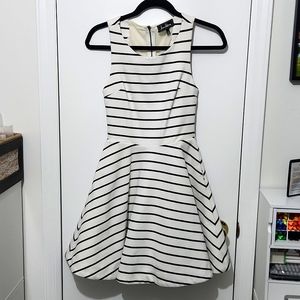 **buy 2 get 1 free** Size 0 Sam Edelman black and white striped dress